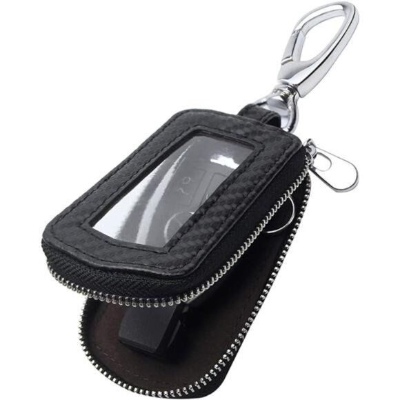 Universal Premium Car Key Fob Case Genuine Leather Car Smart Key fob Holder for - Picture 6 of 6